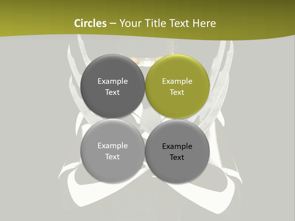 Robot Human Head PowerPoint Template