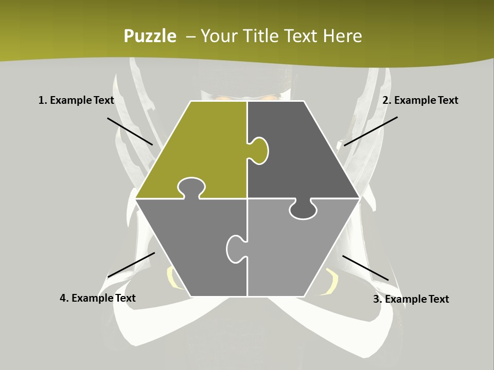 Robot Human Head PowerPoint Template