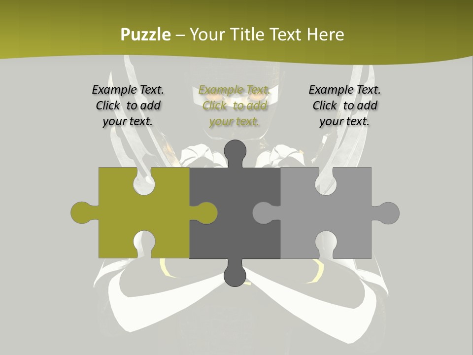 Robot Human Head PowerPoint Template