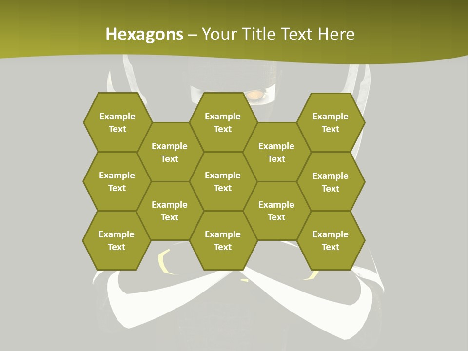 Robot Human Head PowerPoint Template