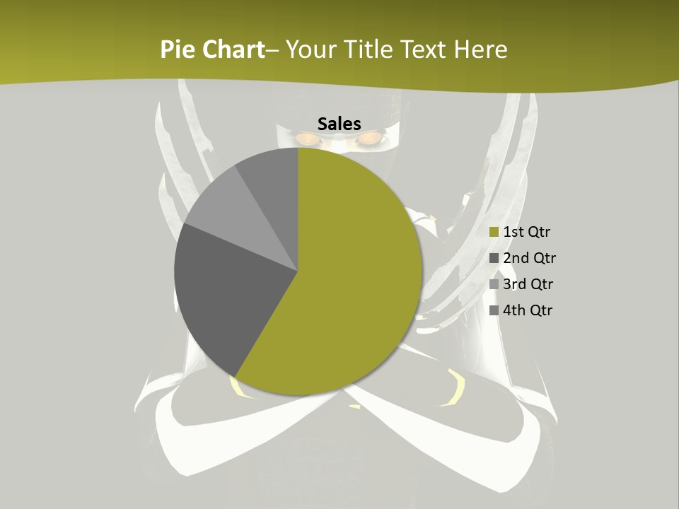 Robot Human Head PowerPoint Template