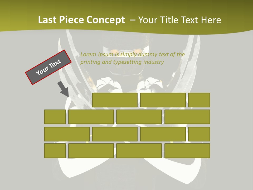 Robot Human Head PowerPoint Template