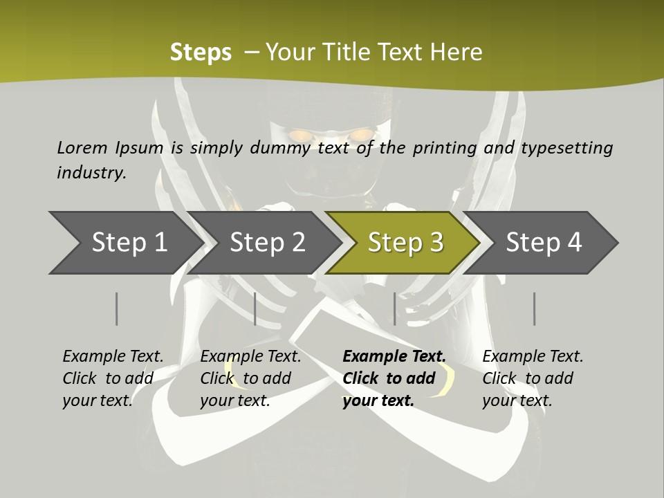 Robot Human Head PowerPoint Template