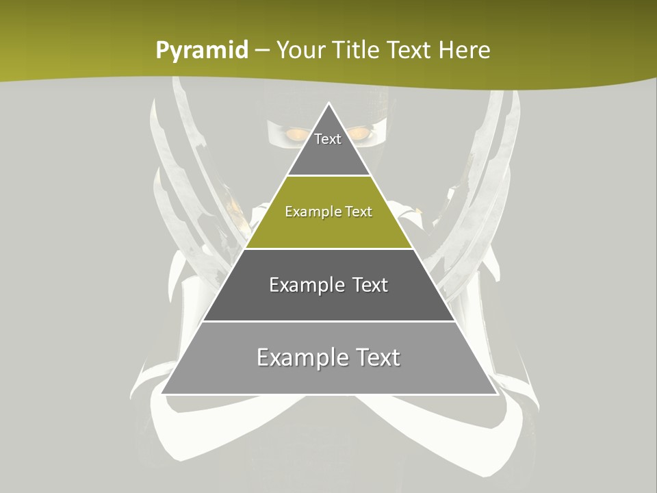 Robot Human Head PowerPoint Template