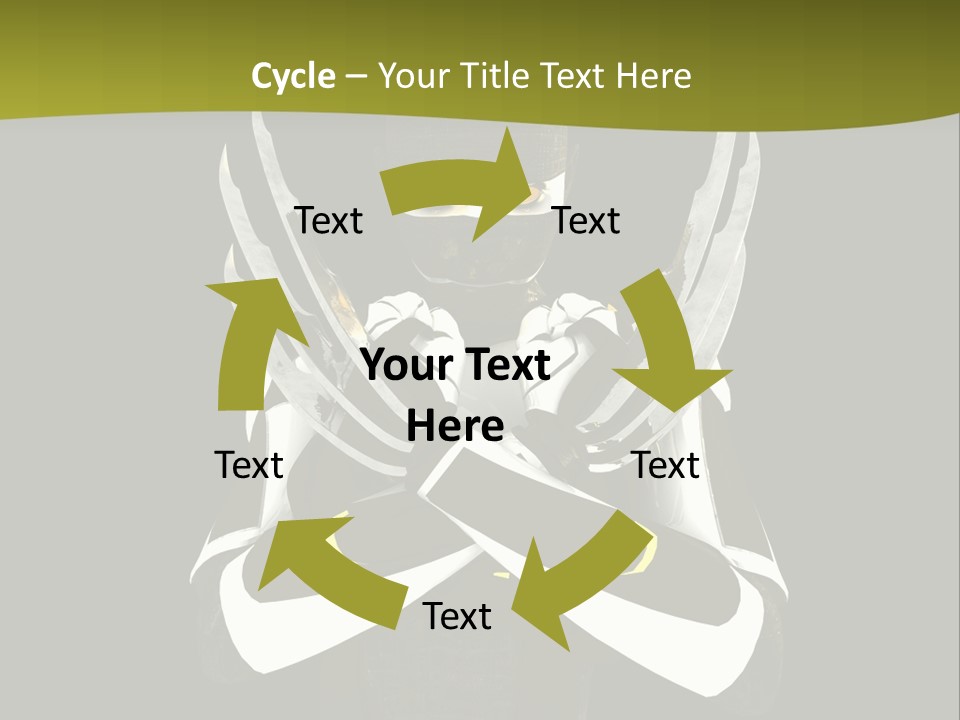 Robot Human Head PowerPoint Template