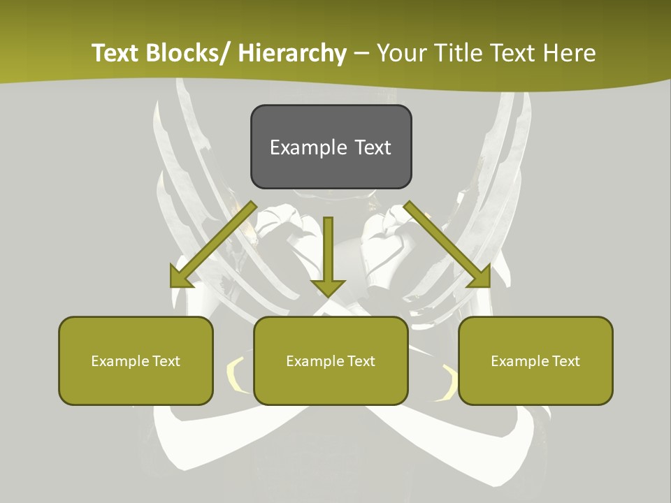 Robot Human Head PowerPoint Template