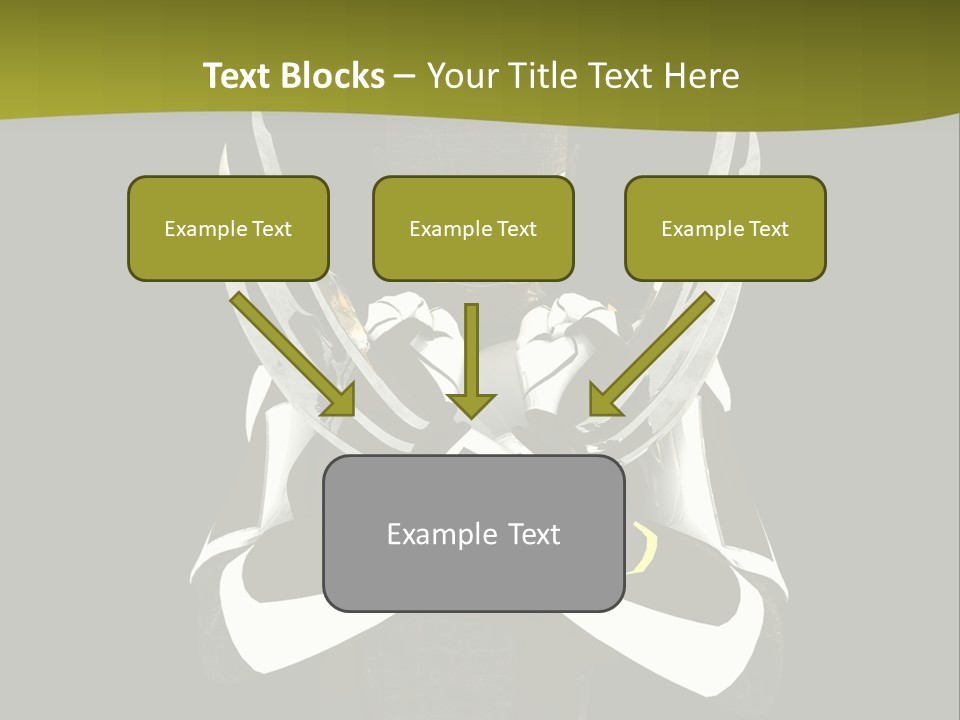 Robot Human Head PowerPoint Template