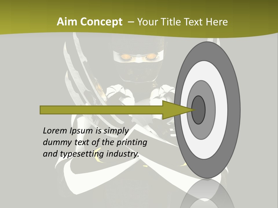 Robot Human Head PowerPoint Template