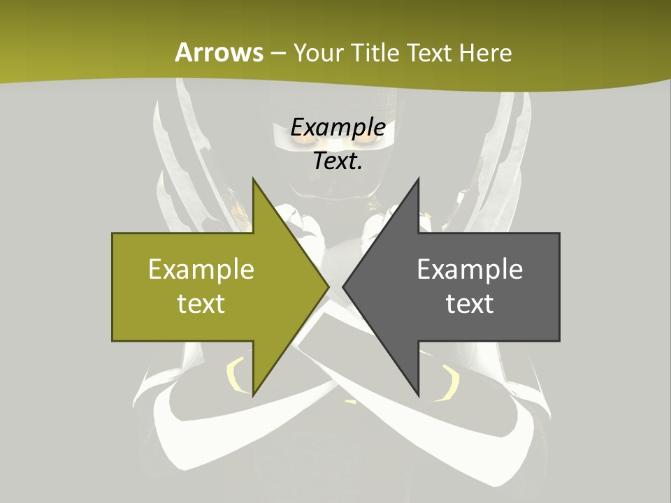 Robot Human Head PowerPoint Template