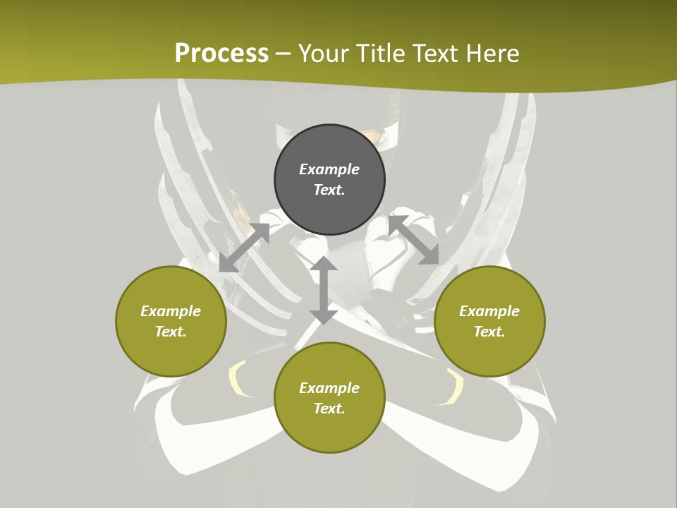 Robot Human Head PowerPoint Template