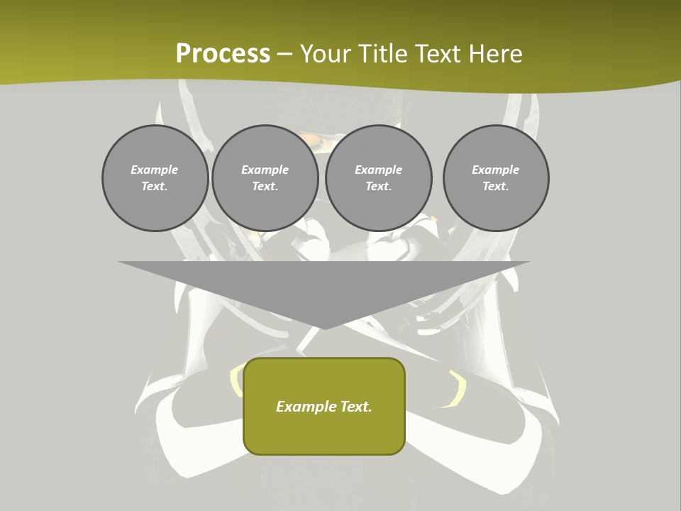 Robot Human Head PowerPoint Template