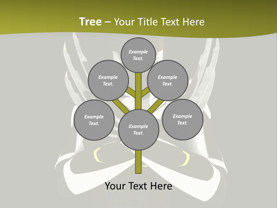 Robot Human Head PowerPoint Template