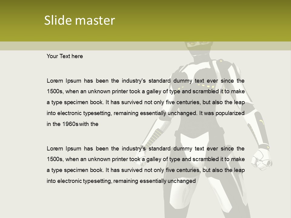 Graphic Mech Metal PowerPoint Template