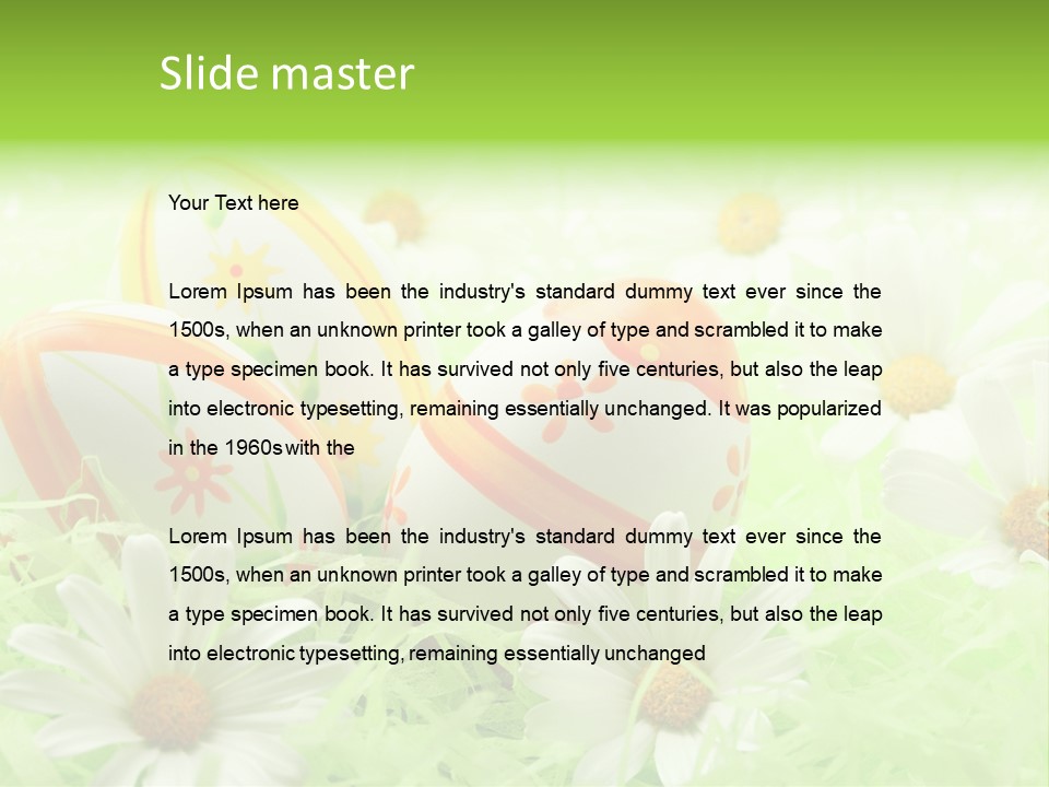 Green Celebration Colorful PowerPoint Template