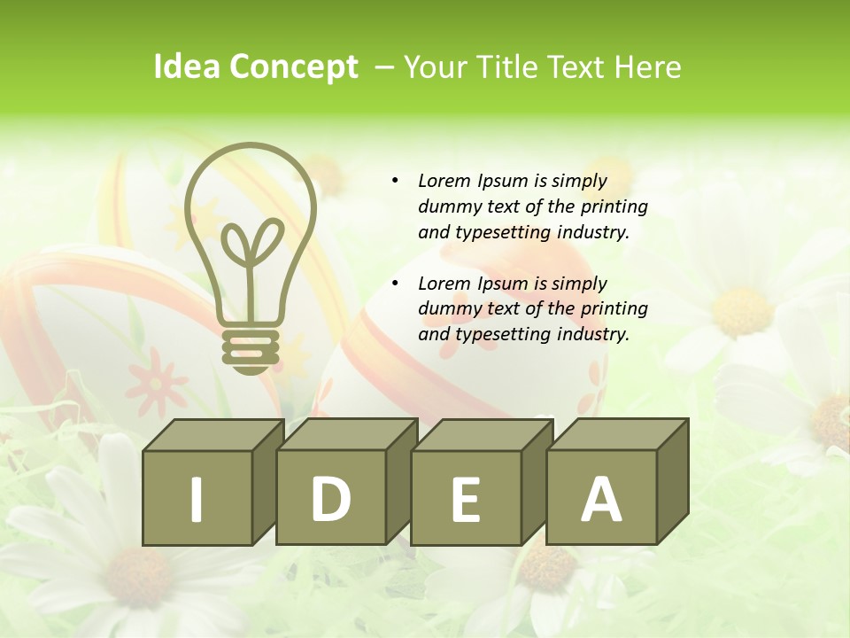 Green Celebration Colorful PowerPoint Template