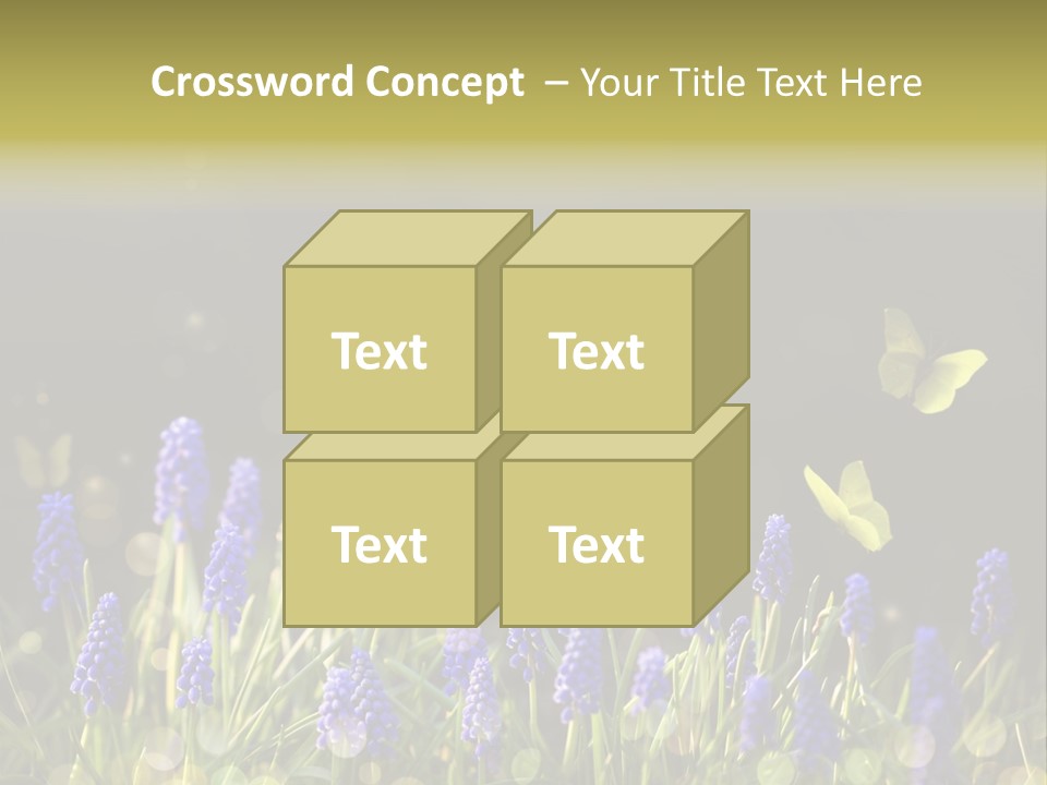 Bright Insect Close Up PowerPoint Template