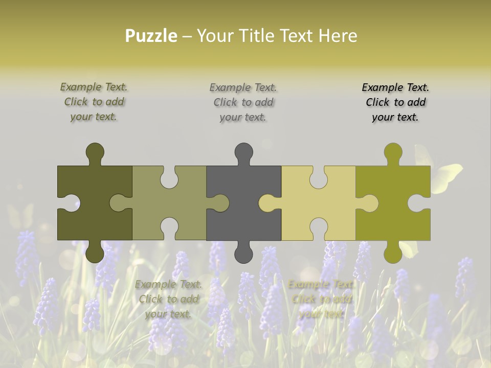 Bright Insect Close Up PowerPoint Template