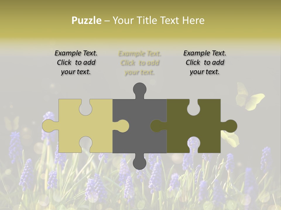 Bright Insect Close Up PowerPoint Template