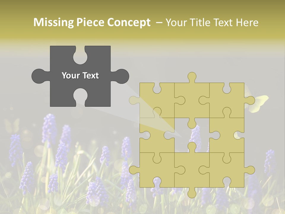 Bright Insect Close Up PowerPoint Template