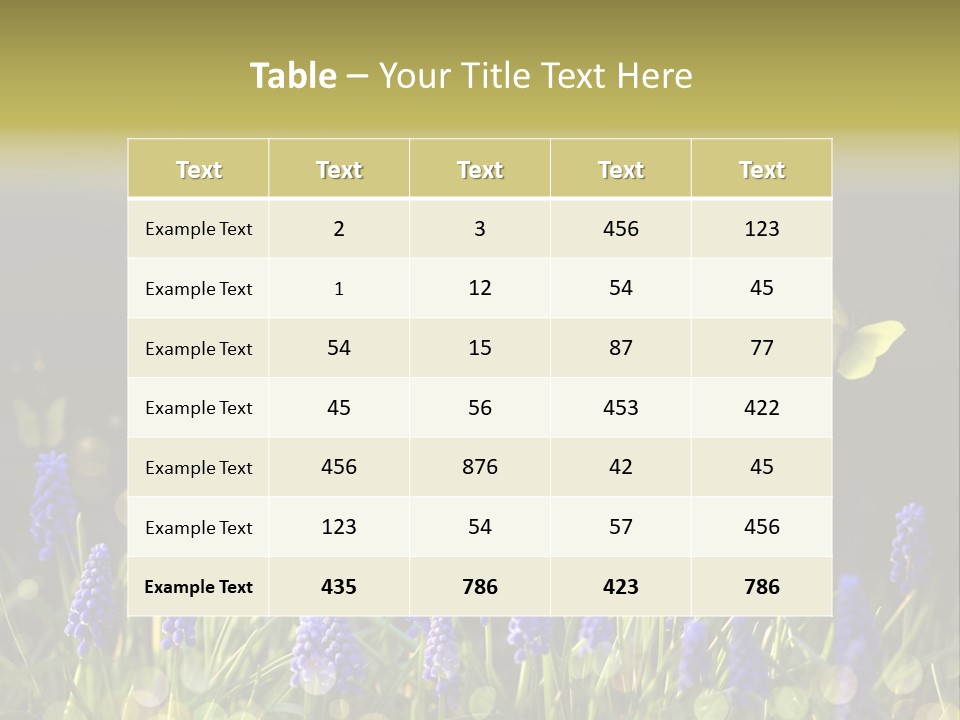 Bright Insect Close Up PowerPoint Template