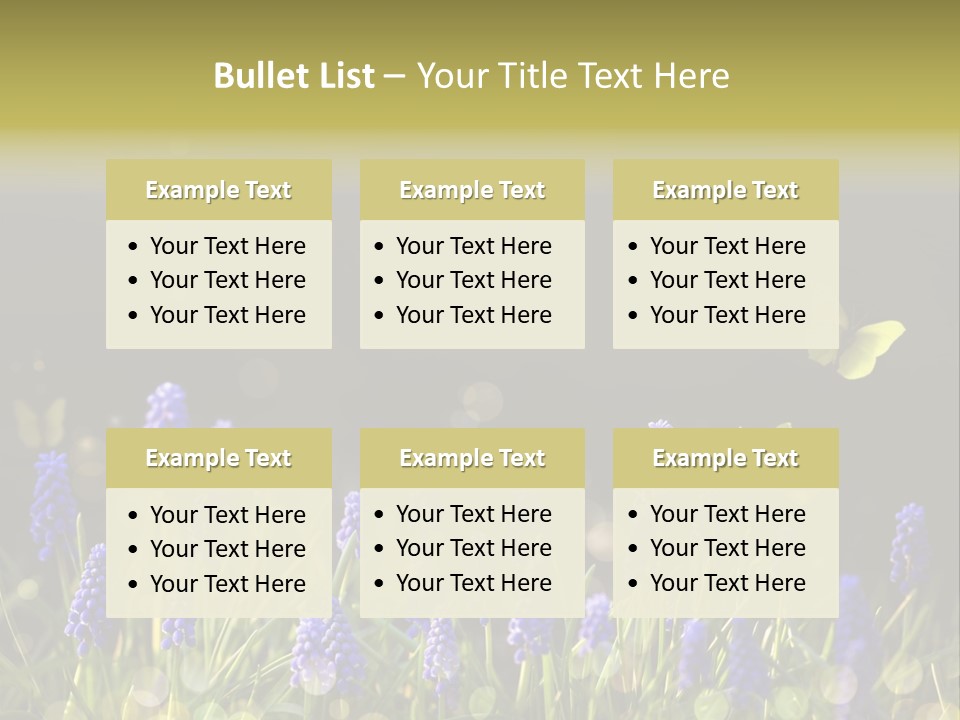 Bright Insect Close Up PowerPoint Template