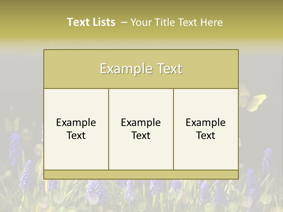 Bright Insect Close Up PowerPoint Template
