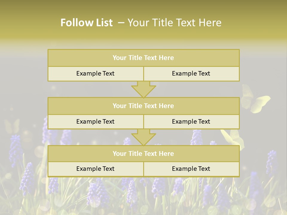 Bright Insect Close Up PowerPoint Template