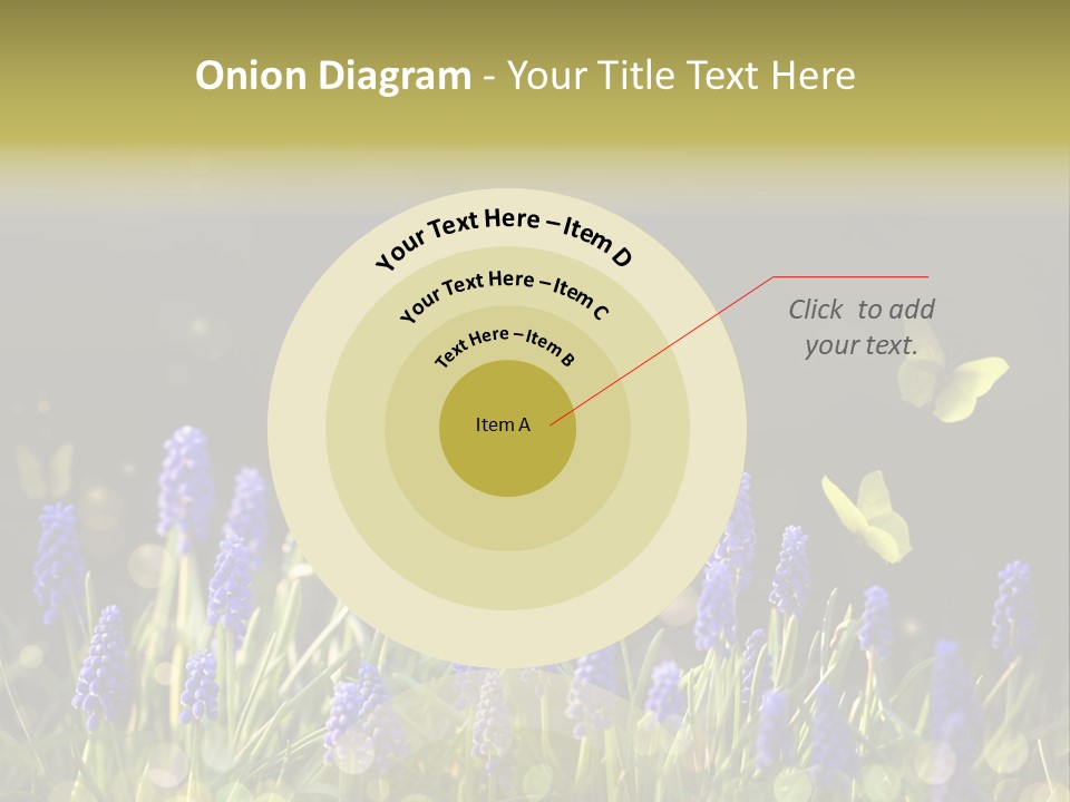 Bright Insect Close Up PowerPoint Template