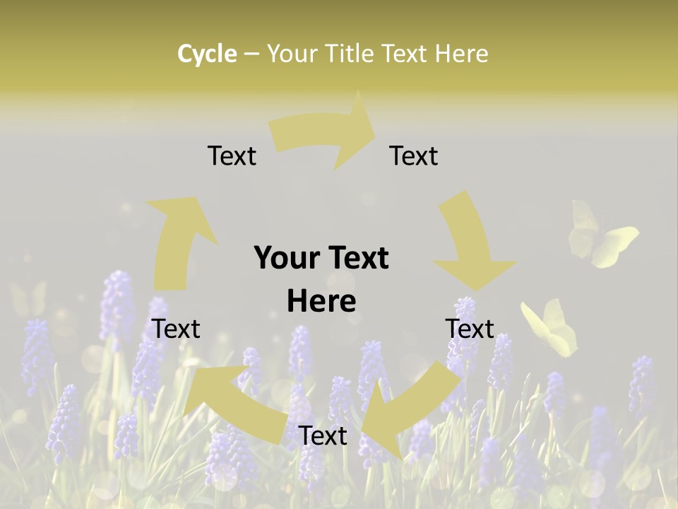 Bright Insect Close Up PowerPoint Template