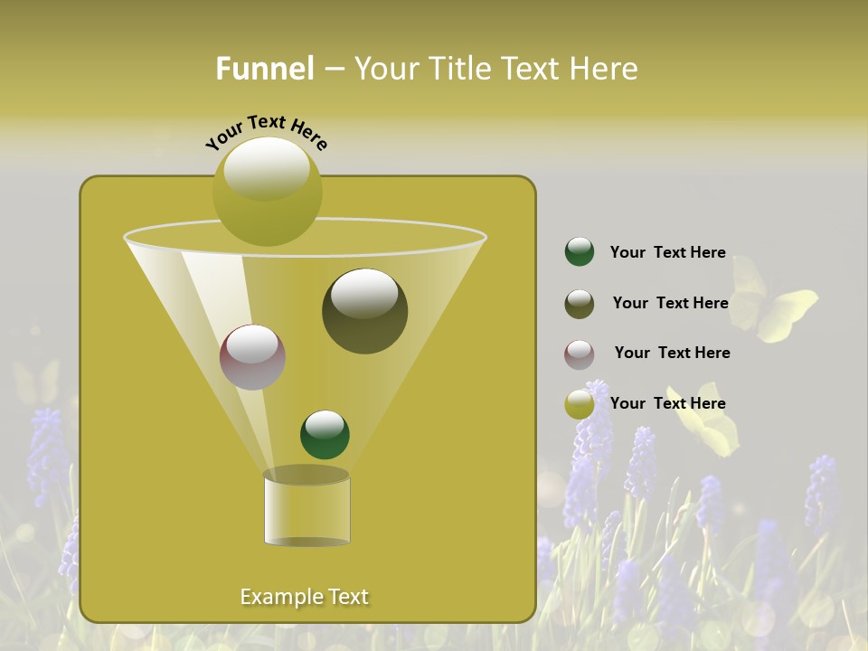 Bright Insect Close Up PowerPoint Template