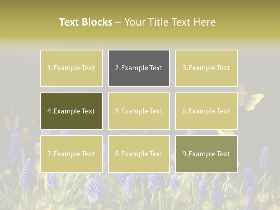 Bright Insect Close Up PowerPoint Template