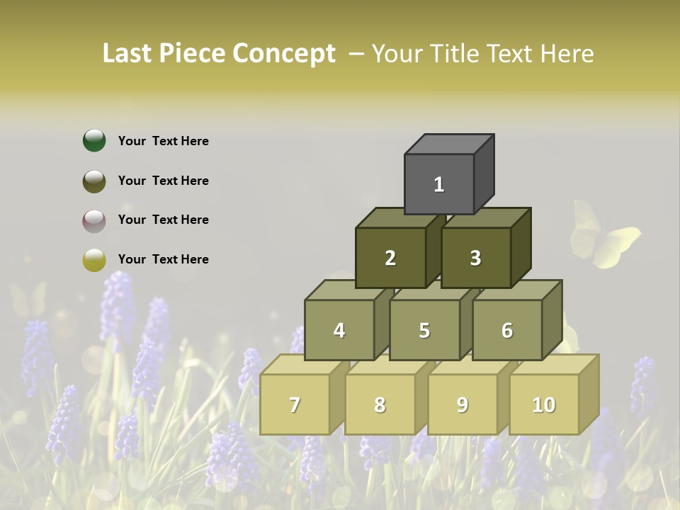 Bright Insect Close Up PowerPoint Template