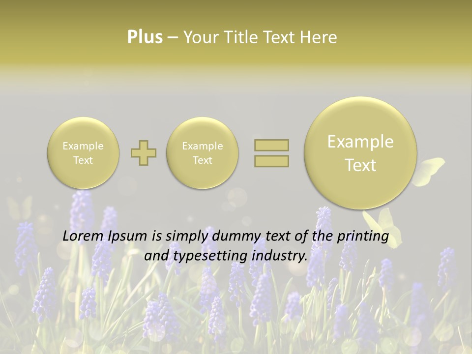 Bright Insect Close Up PowerPoint Template