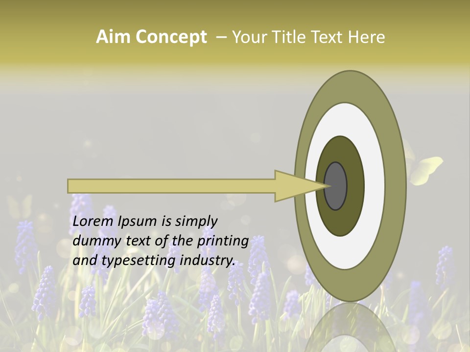 Bright Insect Close Up PowerPoint Template