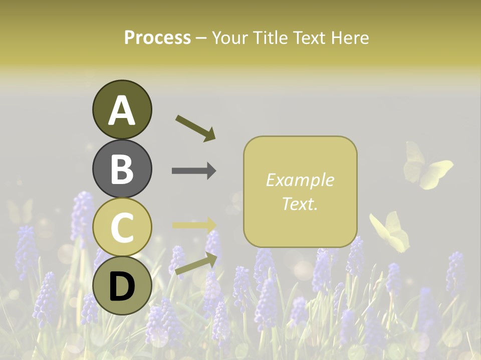 Bright Insect Close Up PowerPoint Template