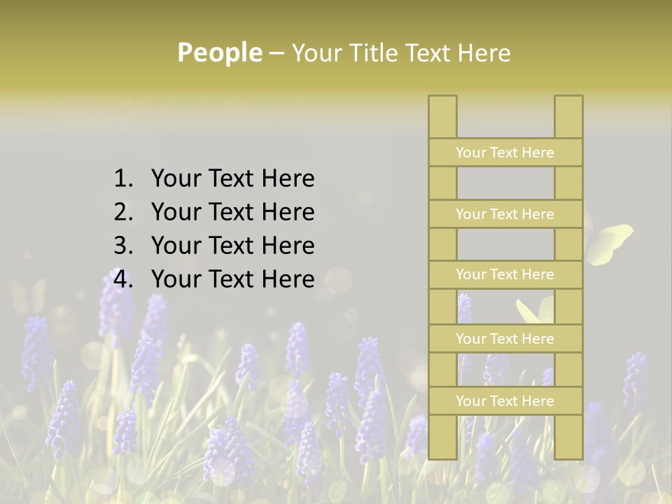 Bright Insect Close Up PowerPoint Template