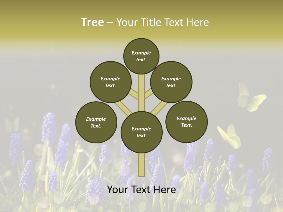 Bright Insect Close Up PowerPoint Template