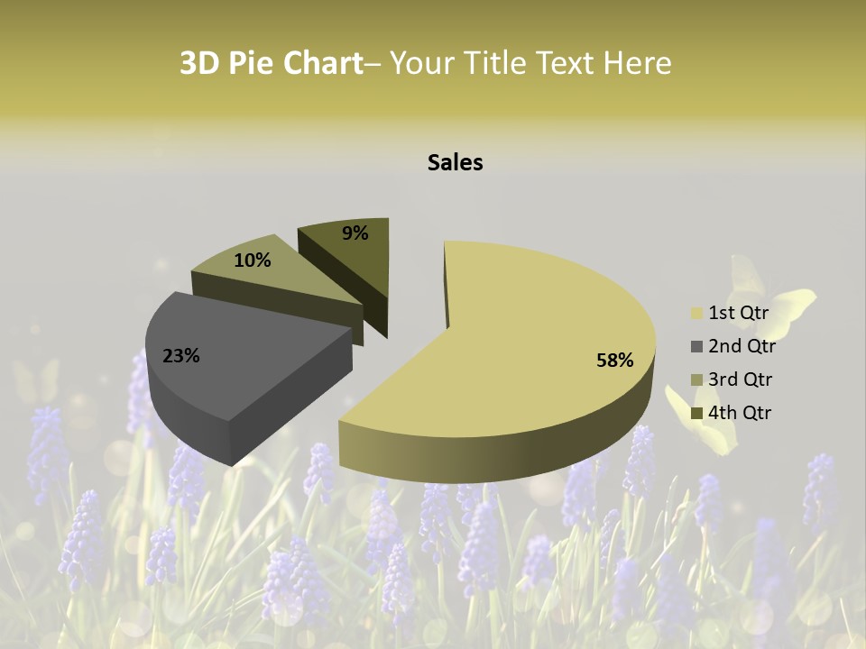 Bright Insect Close Up PowerPoint Template