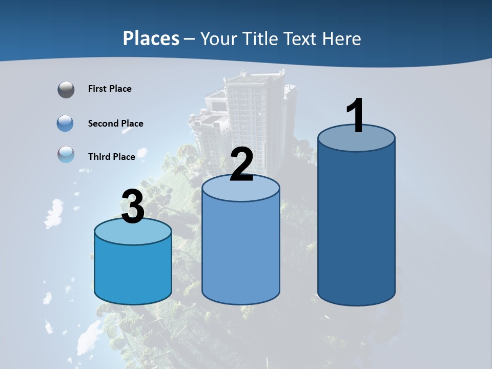 Sky Tree Space PowerPoint Template