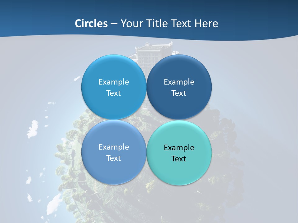 Sky Tree Space PowerPoint Template