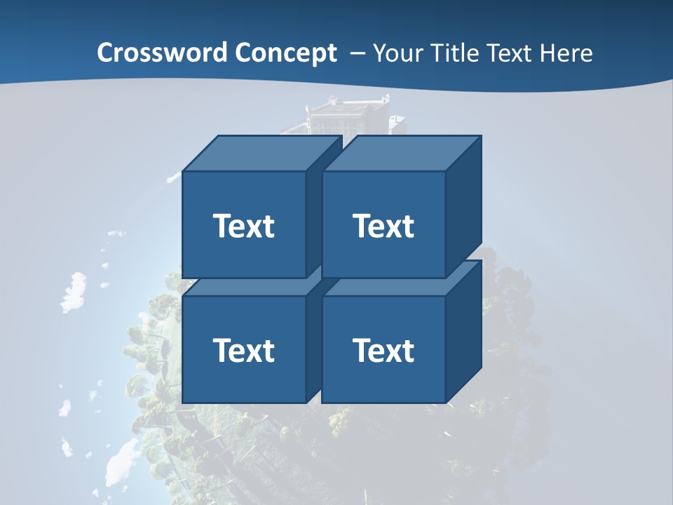 Sky Tree Space PowerPoint Template