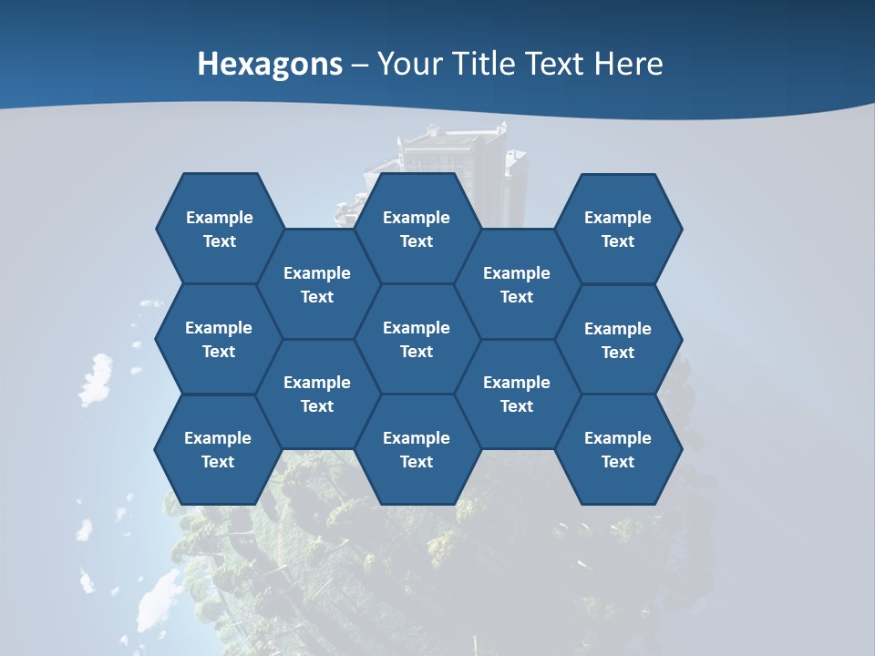 Sky Tree Space PowerPoint Template