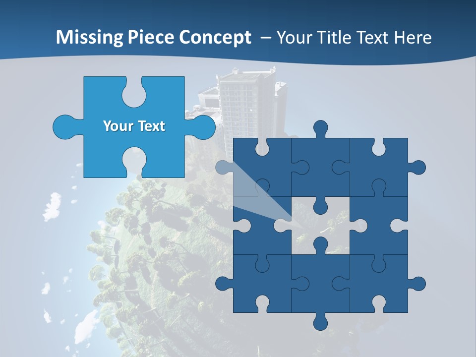 Sky Tree Space PowerPoint Template