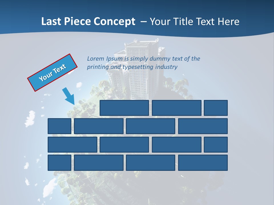 Sky Tree Space PowerPoint Template
