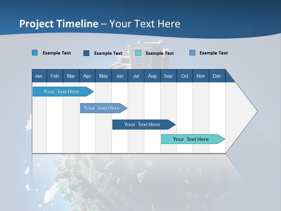Sky Tree Space PowerPoint Template