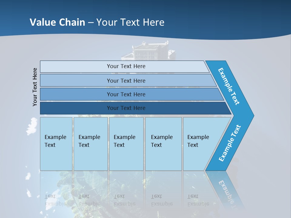Sky Tree Space PowerPoint Template