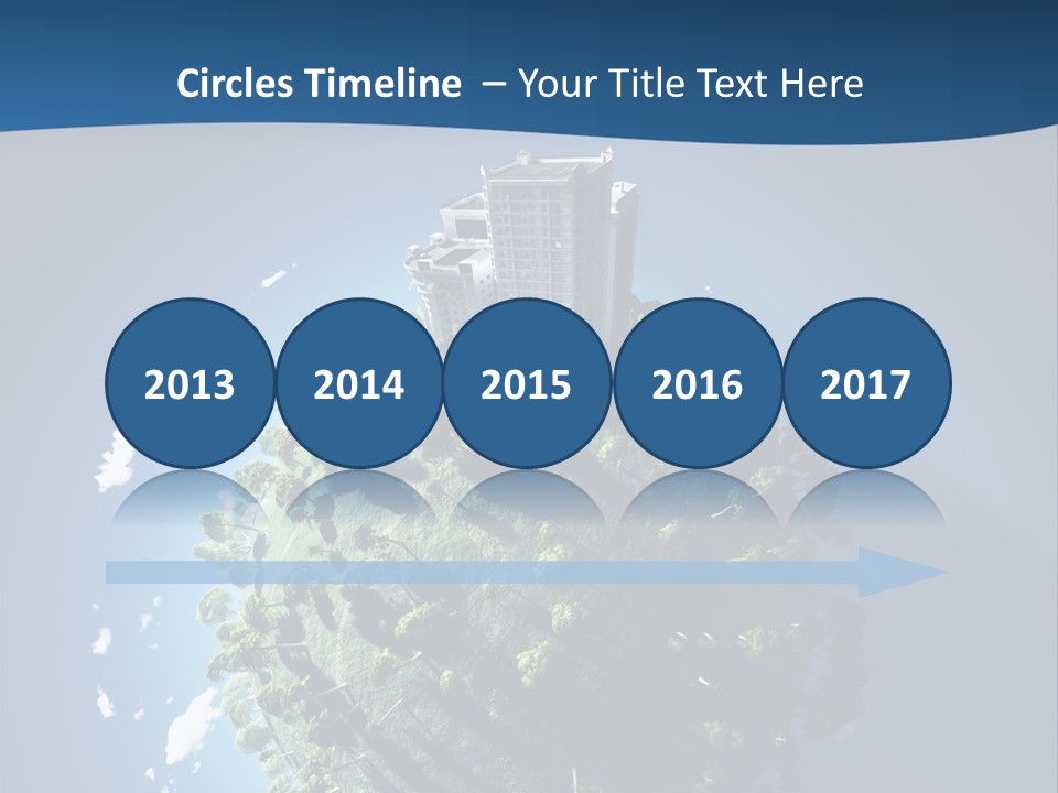 Sky Tree Space PowerPoint Template