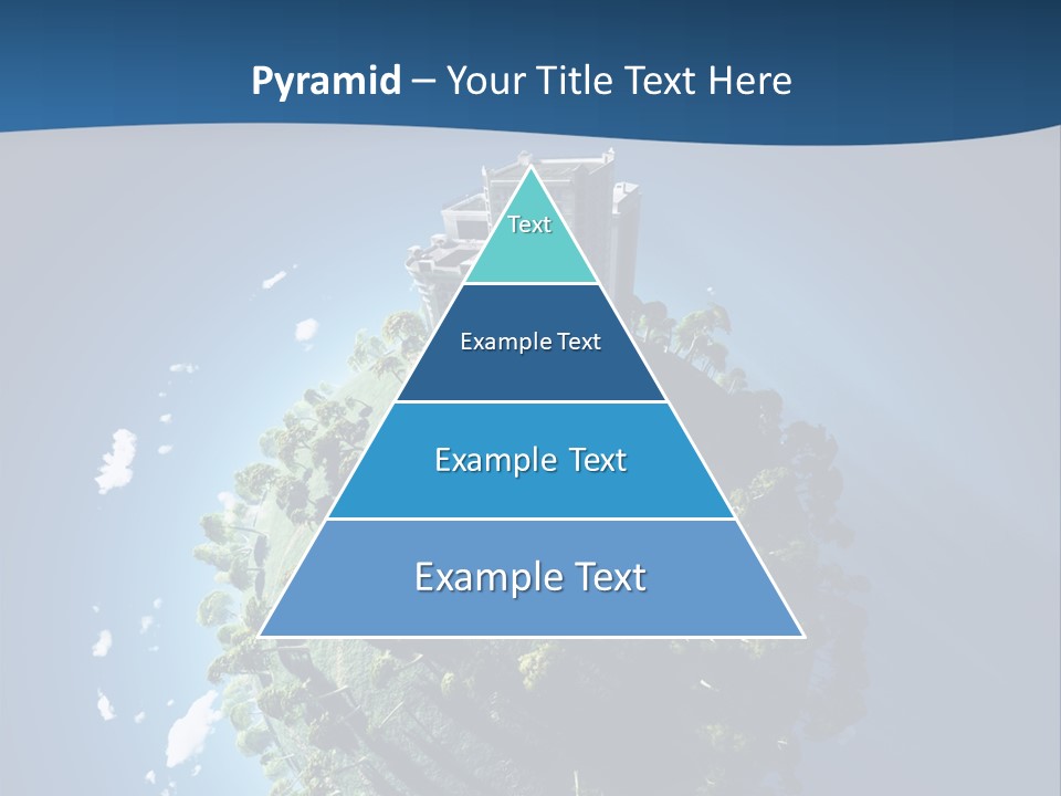 Sky Tree Space PowerPoint Template