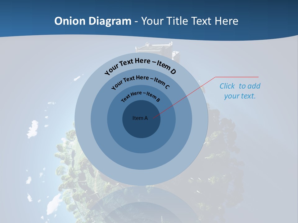 Sky Tree Space PowerPoint Template