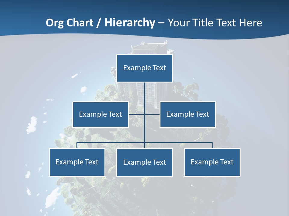 Sky Tree Space PowerPoint Template